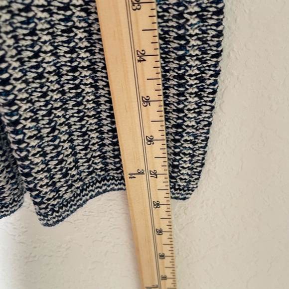 Scotch & Soda Amsterdam NWT Mens Knit Cardigan Size M Blue White Button Front - Picture 11 of 16